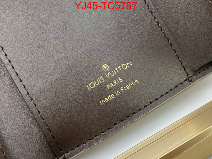 LV Bags(4A)-Wallet shop cheap high quality 1:1 replica ID: TC5767 $: 45USD,