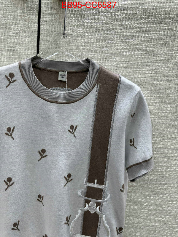 Clothing-Hermes top quality ID: CC6587 $: 95USD