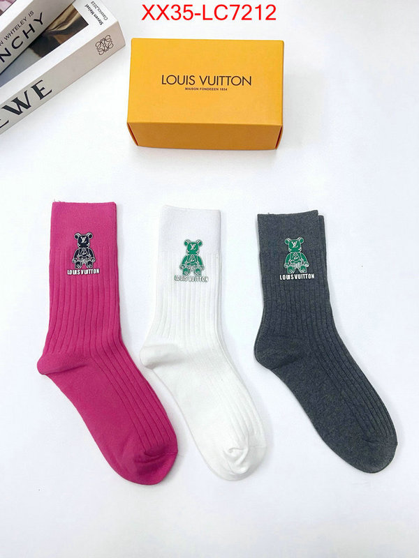 Sock-LV shop the best high authentic quality replica ID: LC7212 $: 35USD