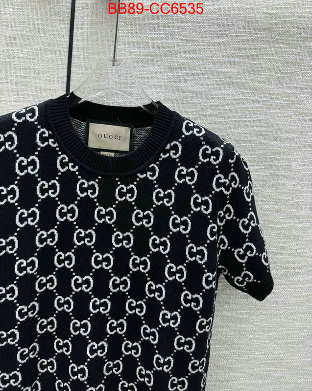 Clothing-Gucci perfect quality ID: CC6535 $: 89USD