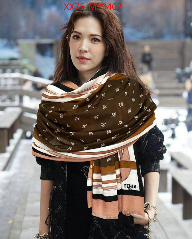 Scarf-Fendi fashion ID: MY9402 $: 75USD