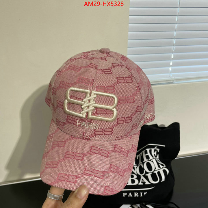 Cap(Hat)-Balenciaga cheap high quality replica ID: HX5328 $: 29USD