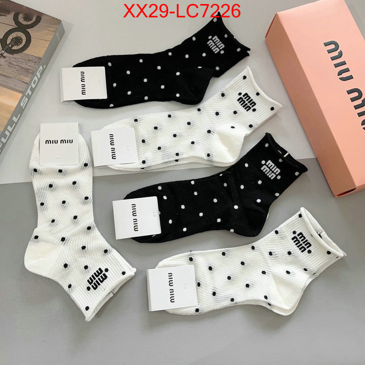 Sock-Miu Miu is it illegal to buy ID: LC7226 $: 29USD