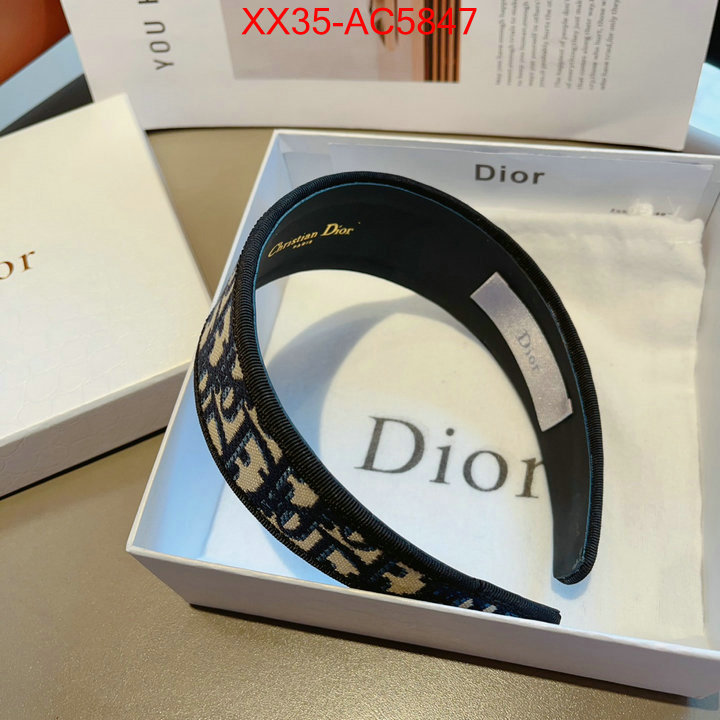 Hair band-Dior buy cheap replica ID: AC5847 $: 35USD