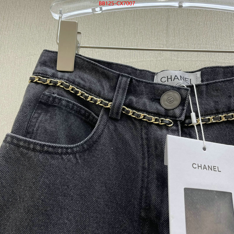 Clothing-Chanel best replica quality ID: CX7007 $: 125USD