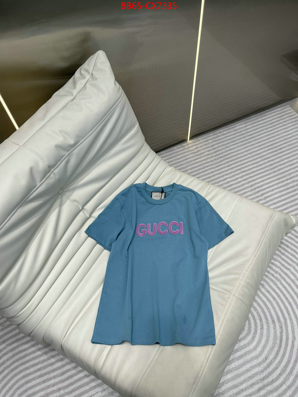 Clothing-Gucci wholesale replica ID: CX7335 $: 65USD