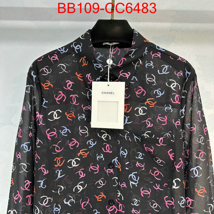 Clothing-Chanel designer fake ID: CC6483 $: 109USD