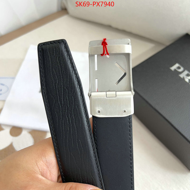 Belts-Prada fashion replica ID: PX7940 $: 69USD