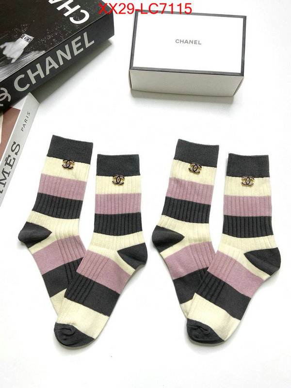Sock-Chanel fake designer ID: LC7115 $: 29USD