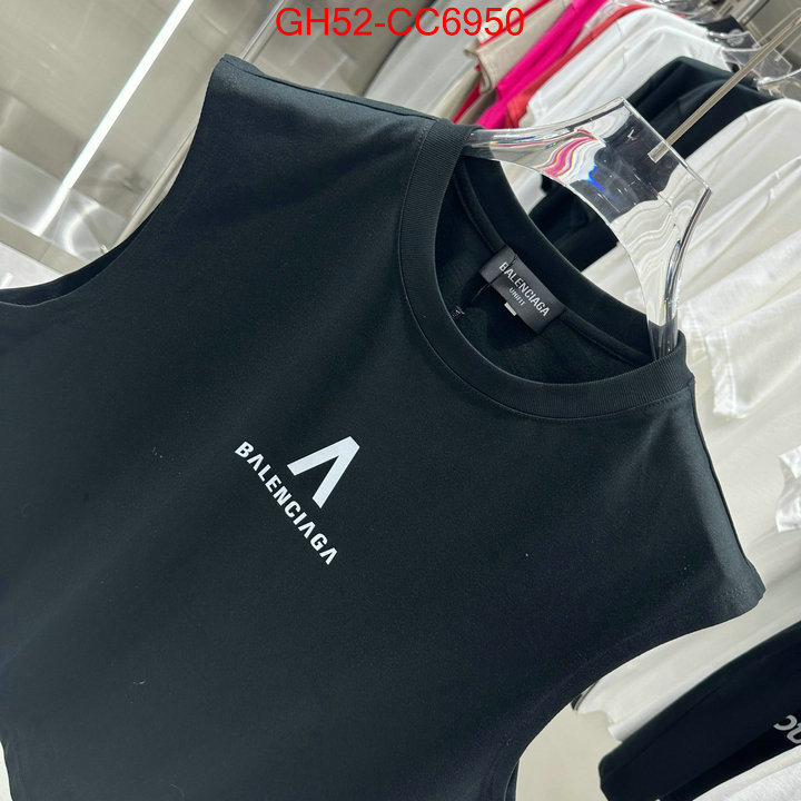 Clothing-Balenciaga designer high replica ID: CC6950 $: 52USD