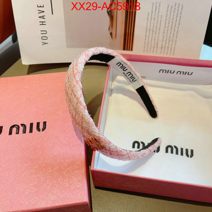 Hair band-MIU MIU aaaaa replica ID: AC5918 $: 29USD