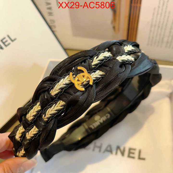 Hair band-Chanel luxury shop ID: AC5806 $: 29USD