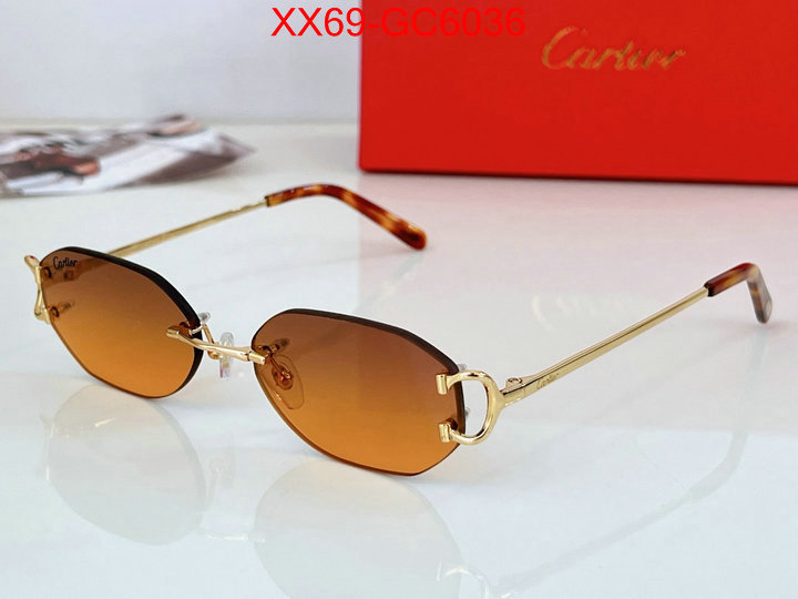 Glasses-Cartier 1:1 ID: GC6036 $: 69USD