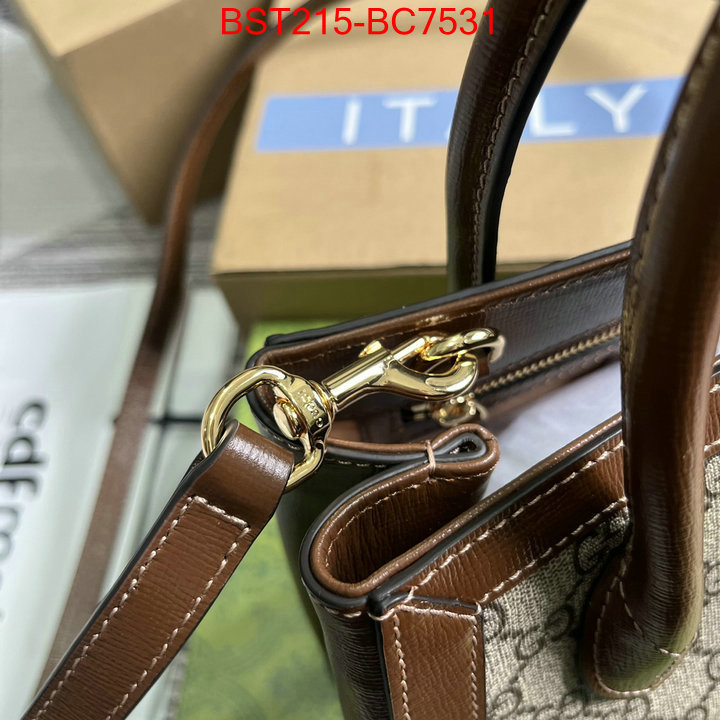 Gucci Bags(TOP)-Handbag- 2024 replica ID: BC7531 $: 215USD,