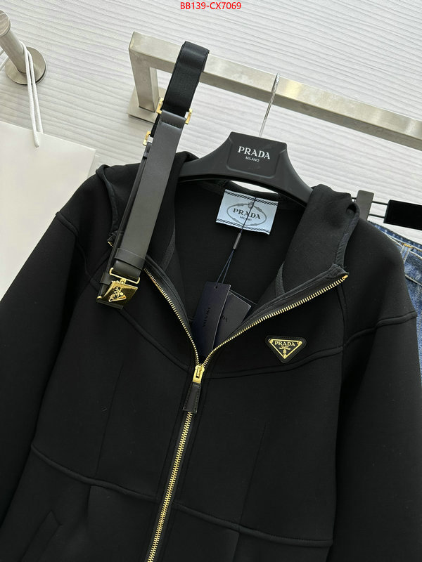 Clothing-Prada shop the best high authentic quality replica ID: CX7069 $: 139USD