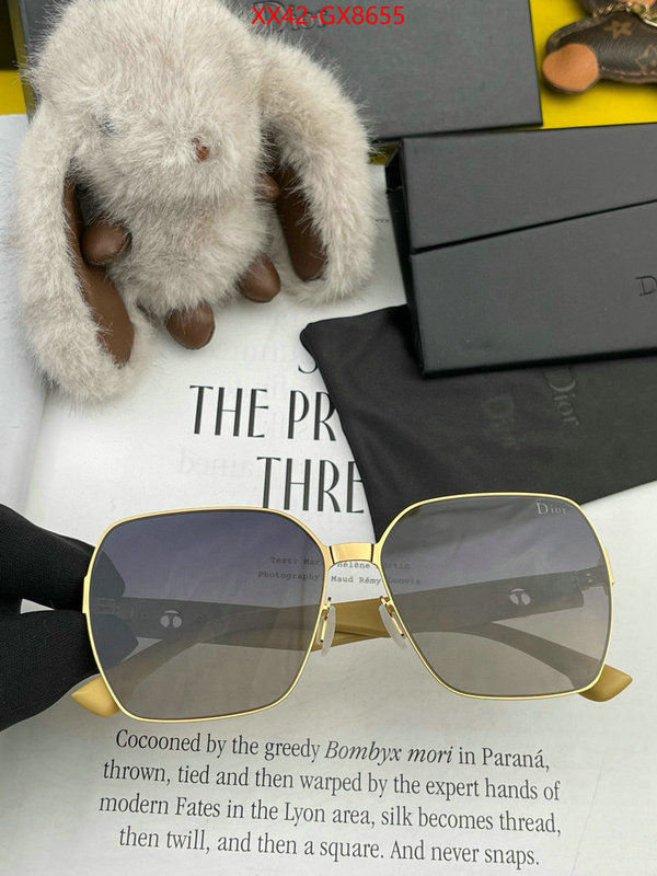 Glasses-Dior from china 2024 ID: GX8655 $: 42USD