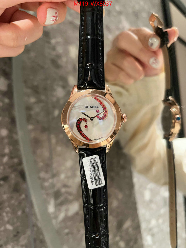 Watch(4A)-Chanel counter quality ID: WX8037 $: 119USD