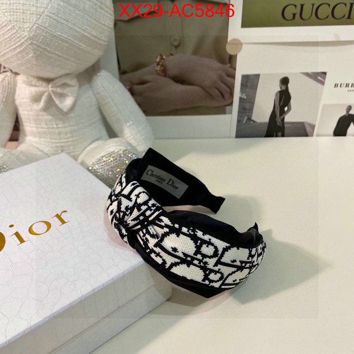 Hair band-Dior mirror copy luxury ID: AC5846 $: 29USD