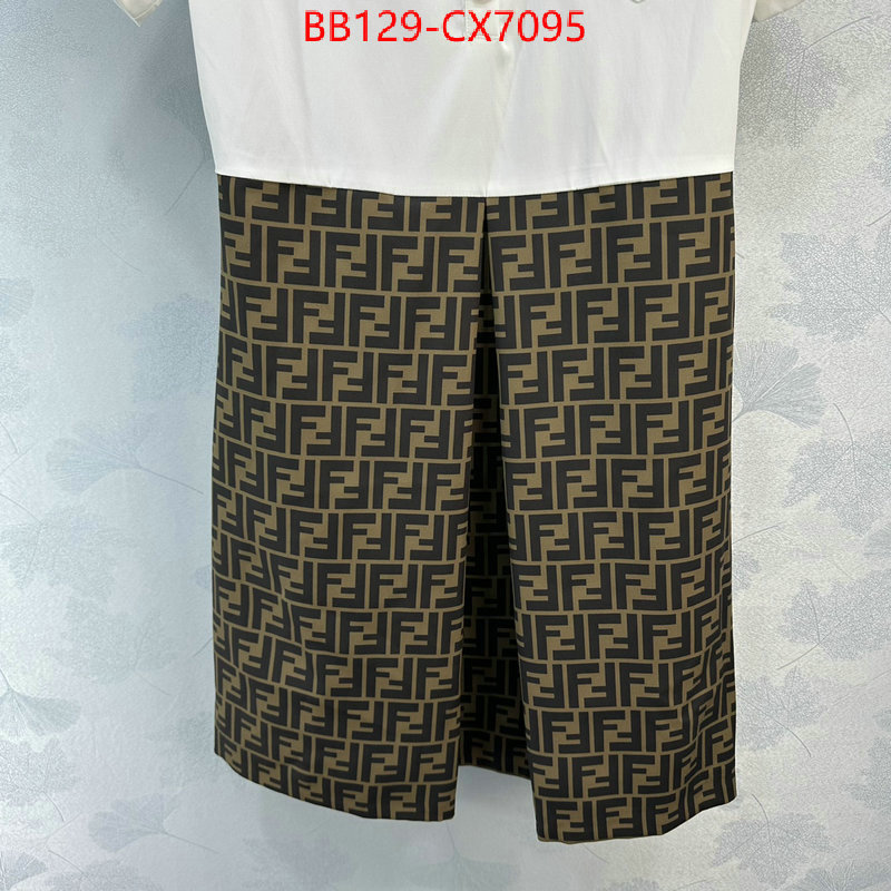 Clothing-Fendi hot sale ID: CX7095 $: 129USD