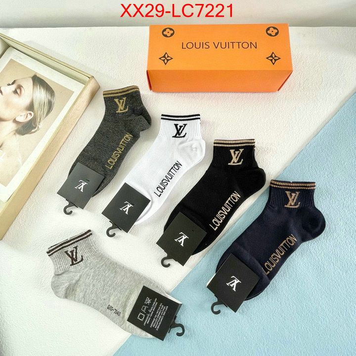 Sock-LV 2024 aaaaa replica 1st copy ID: LC7221 $: 29USD