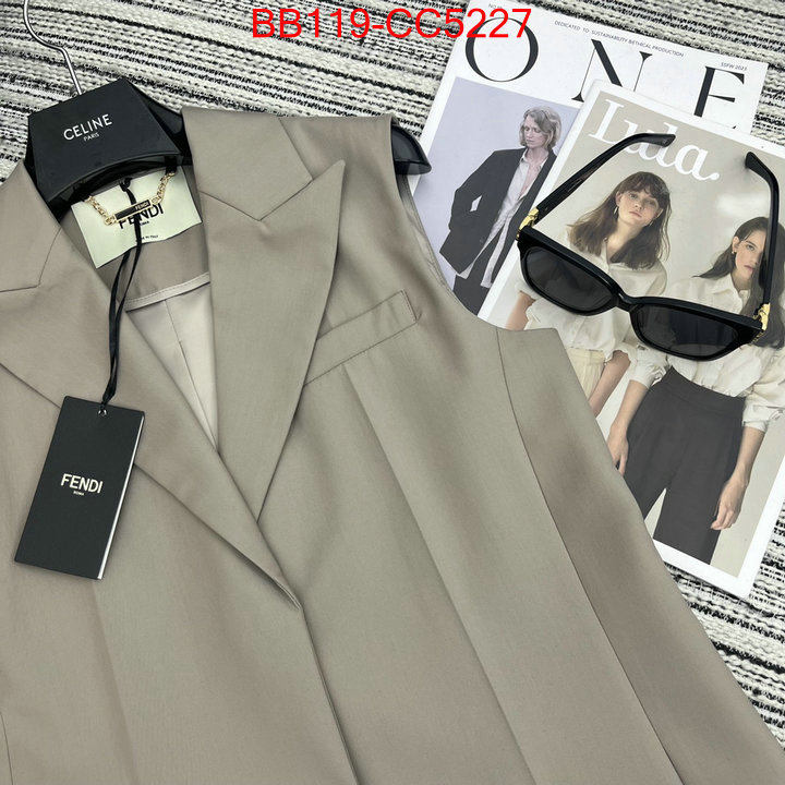 Clothing-Fendi top quality replica ID: CC5227 $: 119USD