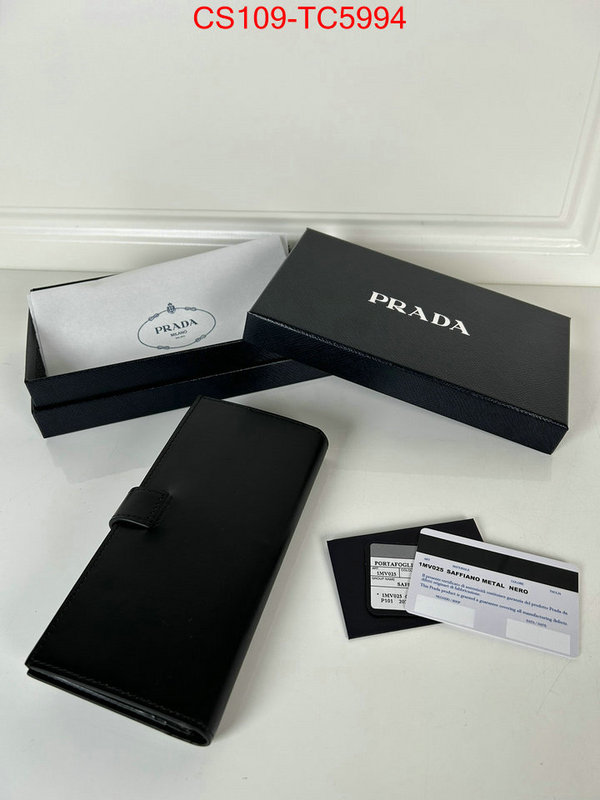 Prada Bags (TOP)-Wallet the best quality replica ID: TC5994 $: 109USD,