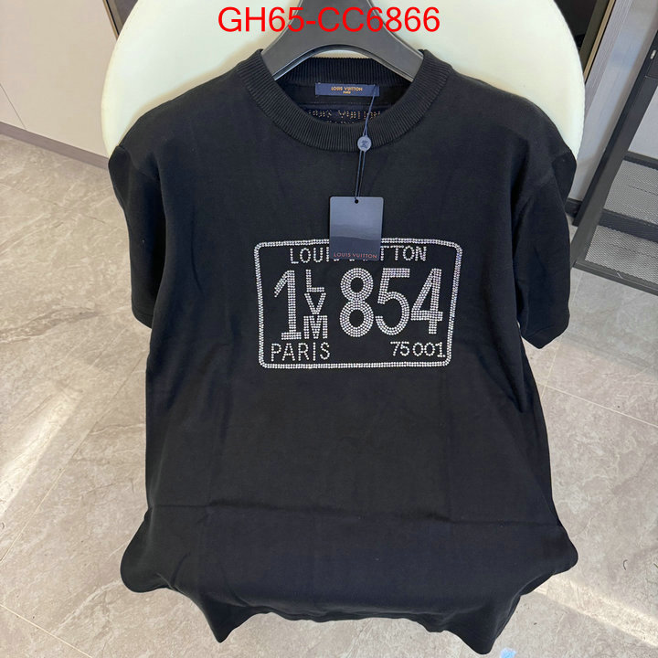 Clothing-LV top fake designer ID: CC6866 $: 65USD