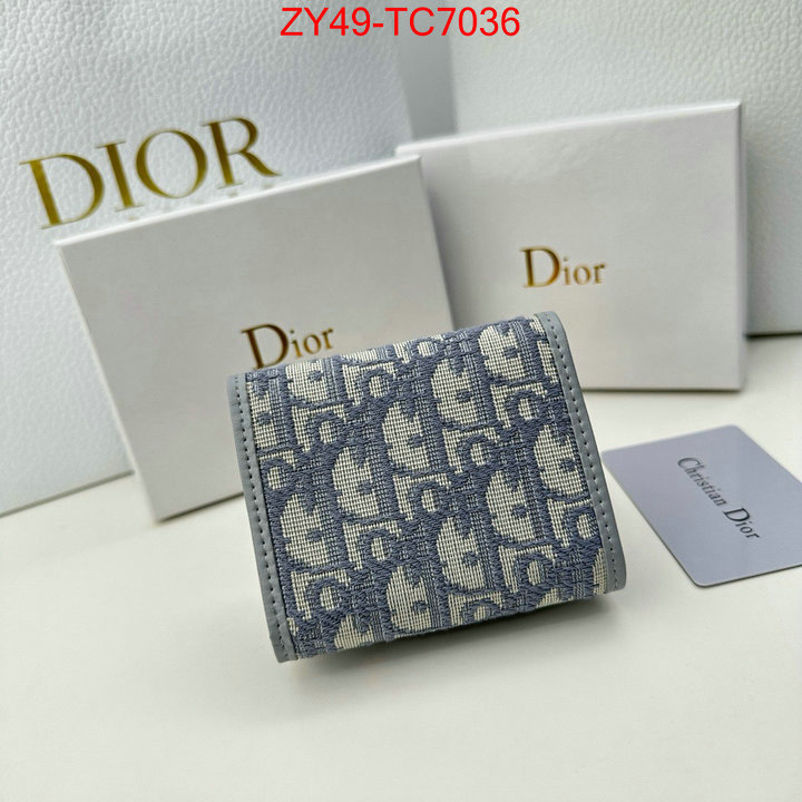 Dior Bags(4A)-Wallet- replica best ID: TC7036 $: 49USD,