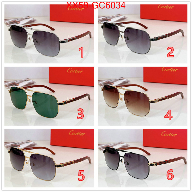 Glasses-Cartier mirror quality ID: GC6034 $: 59USD