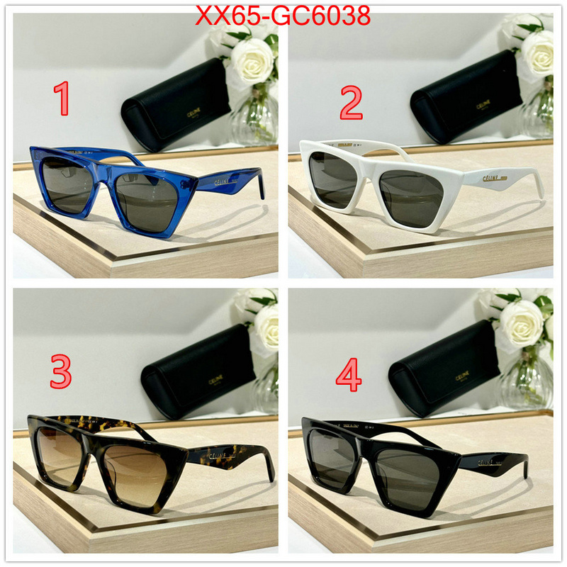 Glasses-CELINE top 1:1 replica ID: GC6038 $: 65USD