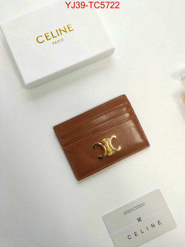 CELINE Bags(4A)-Wallet the best quality replica ID: TC5722 $: 39USD,