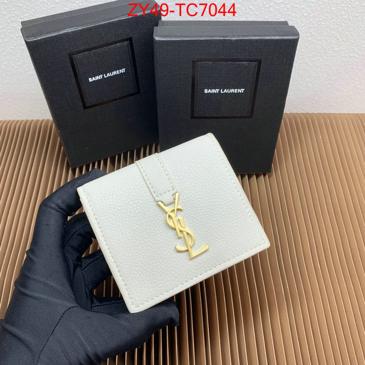 YSL Bags(4A)-Wallet- replcia cheap ID: TC7044 $: 49USD,