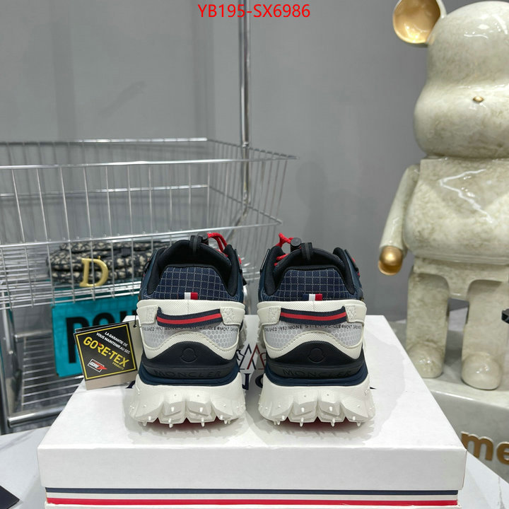 Men Shoes-Moncler buy luxury 2024 ID: SX6986 $: 195USD