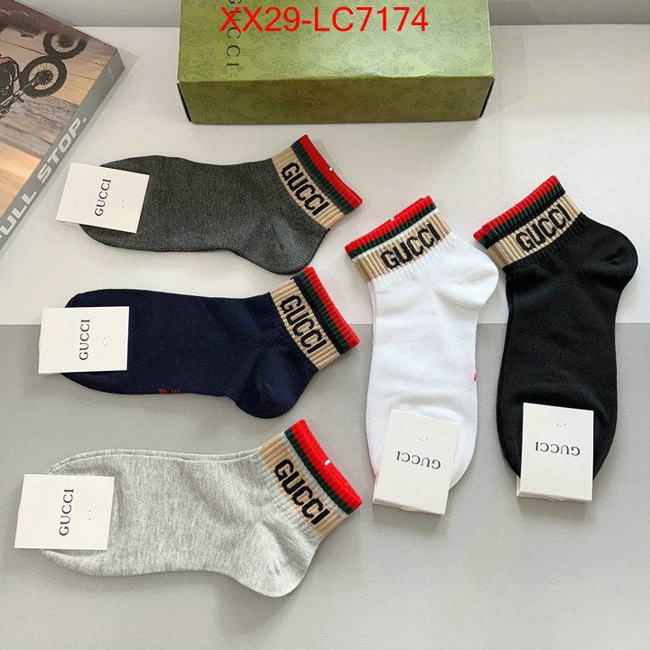 Sock-Gucci what is top quality replica ID: LC7174 $: 29USD