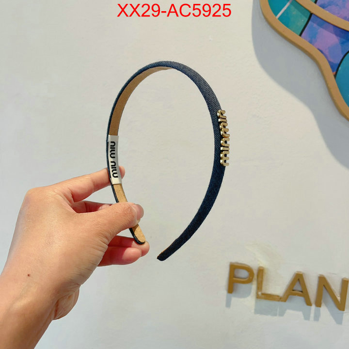 Hair band-MIU MIU buy aaaaa cheap ID: AC5925 $: 29USD