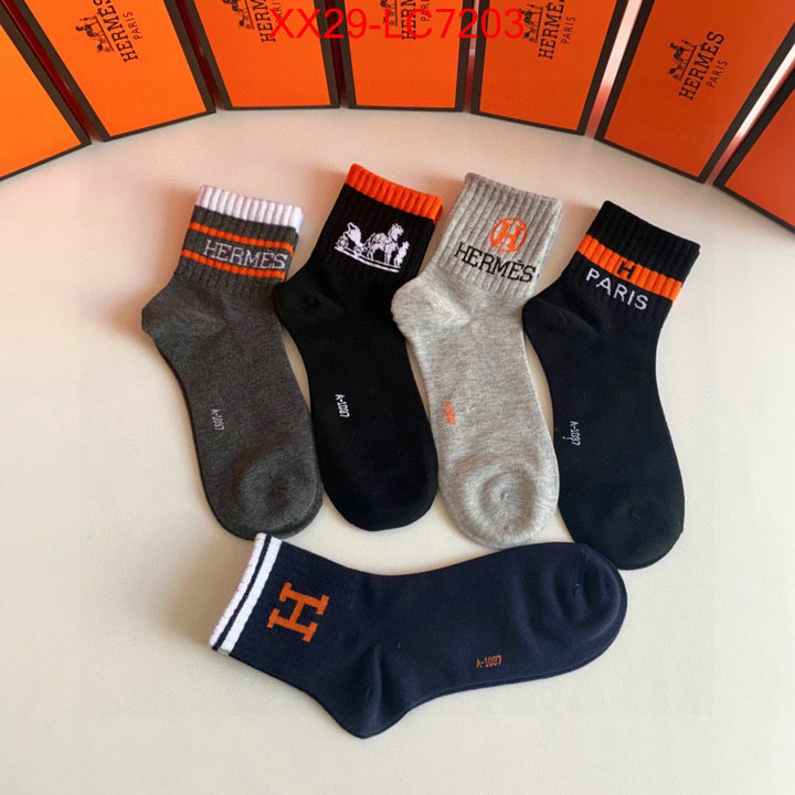 Sock-Hermes the highest quality fake ID: LC7203 $: 29USD