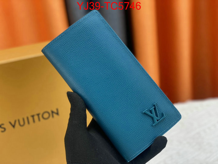 LV Bags(4A)-Wallet the best quality replica ID: TC5746 $: 39USD,