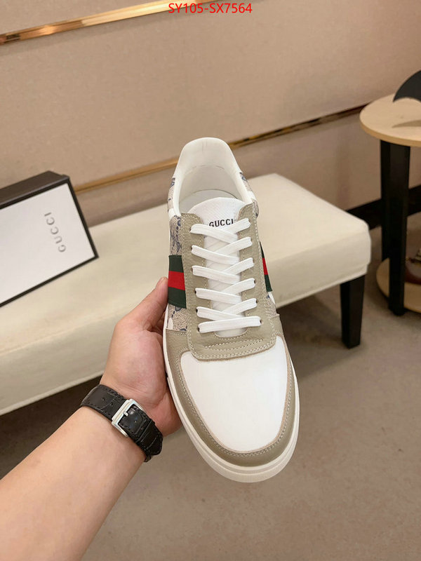 Men Shoes-Gucci can i buy replica ID: SX7564 $: 105USD