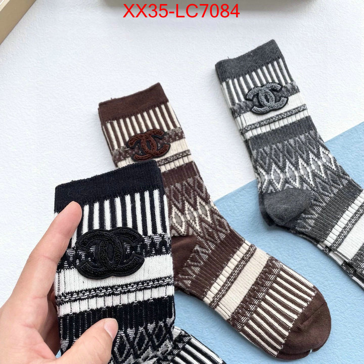 Sock-Chanel how to start selling replica ID: LC7084 $: 35USD