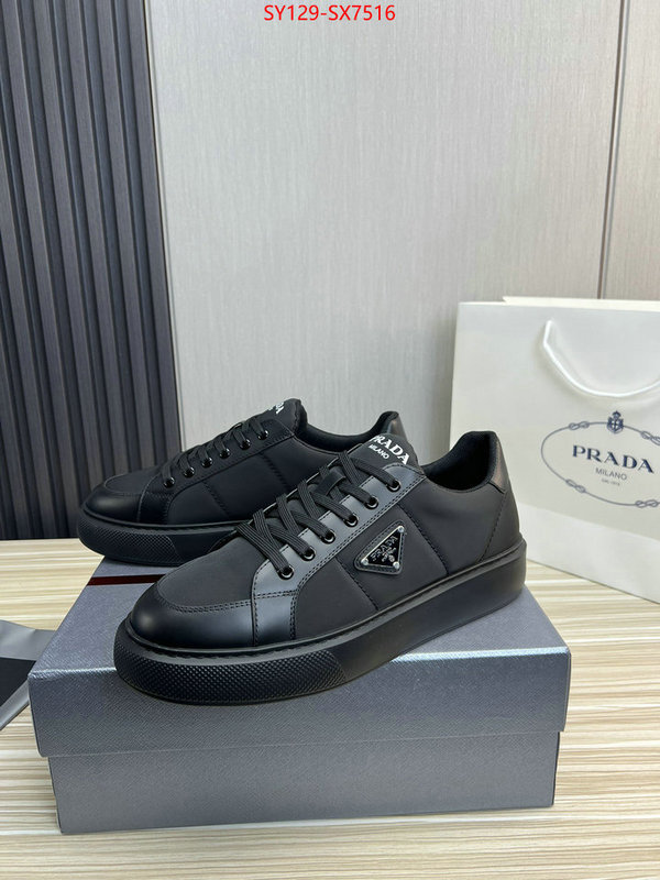 Men shoes-Prada outlet sale store ID: SX7516 $: 129USD