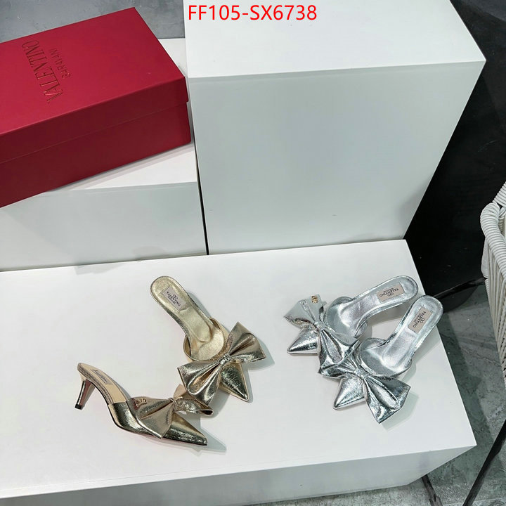 Women Shoes-Valentino perfect quality designer replica ID: SX6738 $: 105USD