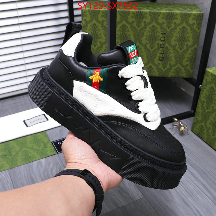 Men Shoes-Gucci buy best quality replica ID: SX7562 $: 129USD