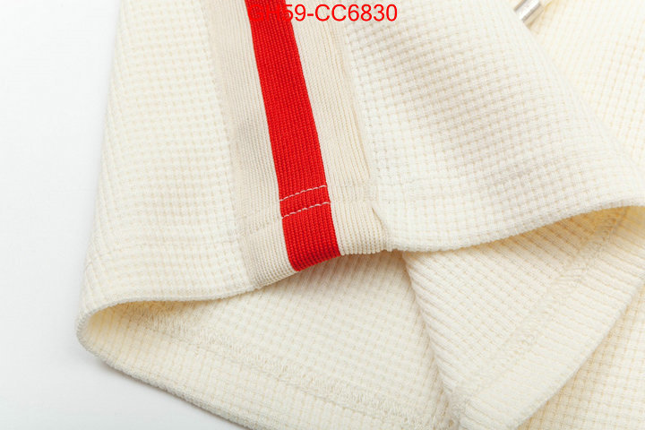 Clothing-Gucci designer wholesale replica ID: CC6830 $: 59USD