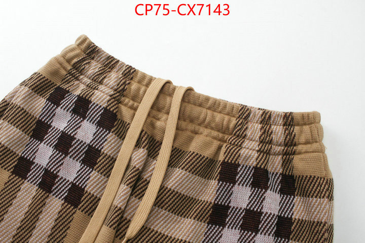 Clothing-Burberry replcia cheap ID: CX7143 $: 79USD