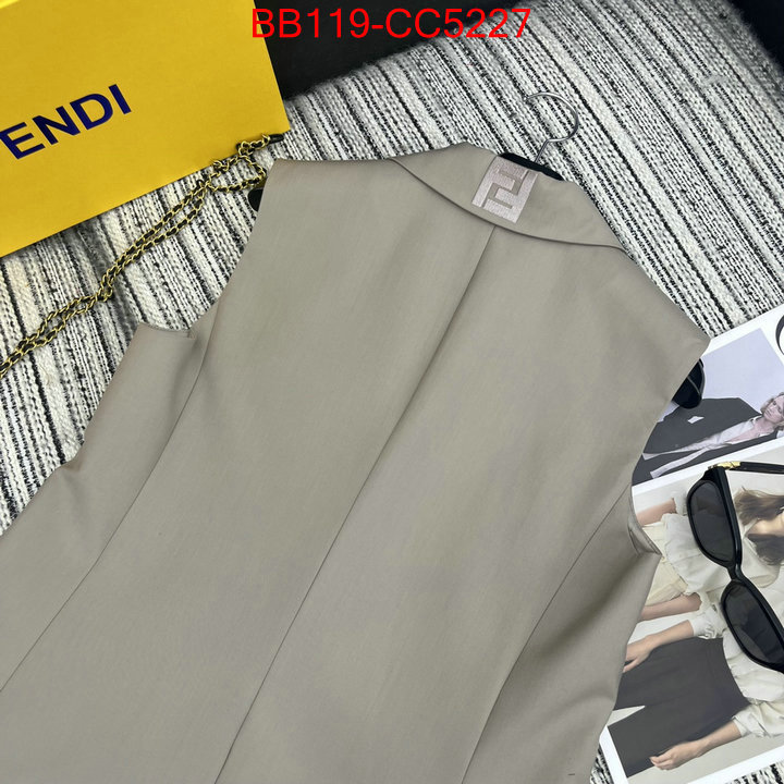 Clothing-Fendi top quality replica ID: CC5227 $: 119USD