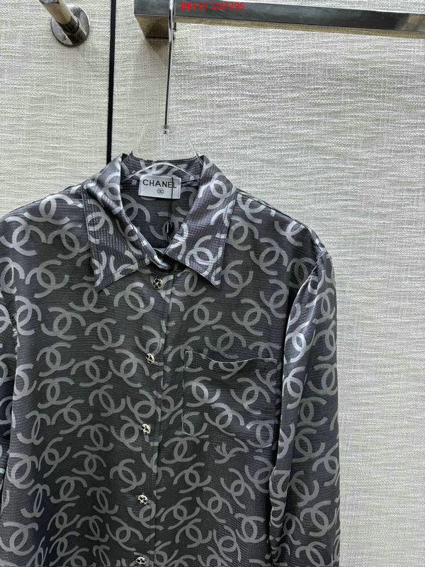 Clothing-Chanel how can i find replica ID: CX7295 $: 119USD