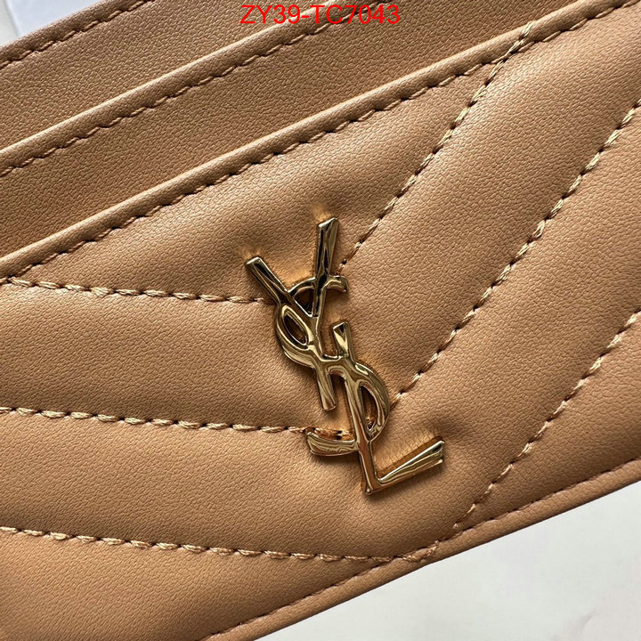 YSL Bags(4A)-Wallet- best replica 1:1 ID: TC7043 $: 39USD,