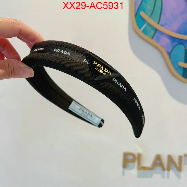 Hair band-Prada luxury fake ID: AC5931 $: 29USD