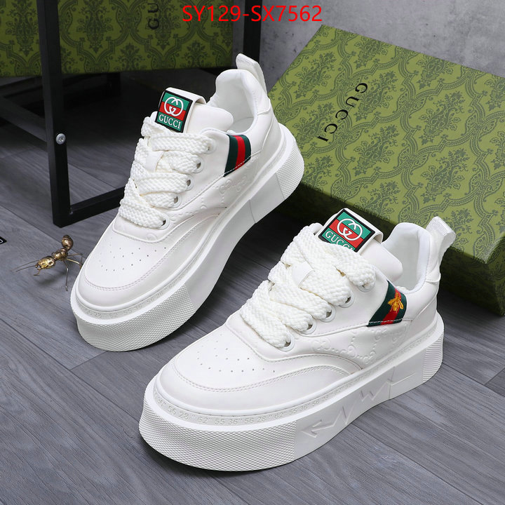 Men Shoes-Gucci buy best quality replica ID: SX7562 $: 129USD