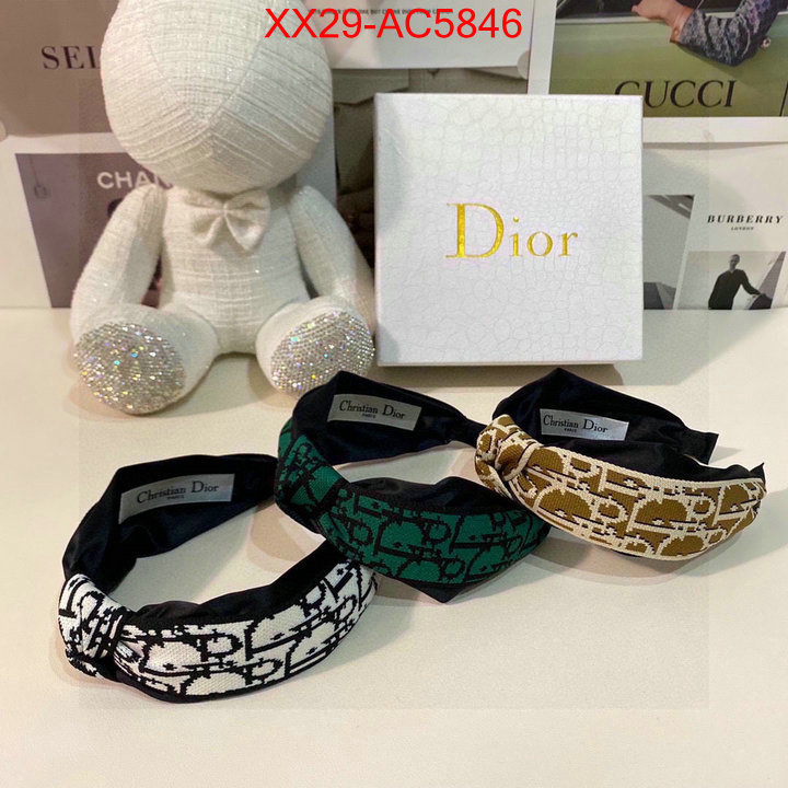 Hair band-Dior mirror copy luxury ID: AC5846 $: 29USD